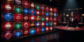 Bet365 Casino lobby preview video thumbnail showing main game grid and live casino section